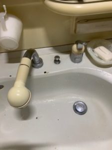 洗面蛇口の漏水